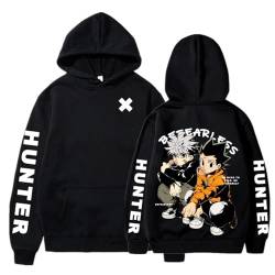 Hunter X Hunter Cartoon Mode Hoodies Männer/Frauen Hohe Qualität Pullover Harajuku Druck Lässige Hip Hop Mit Kapuze (Color 01,L) von zhedu