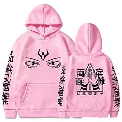 zhedu Anime Sweatshirts Jujutsu Kaisen Hoodie Unisex Fashion Casual Hoody Langarm Harajuku Streetwear Jungen/Mädchen Gedruckt (M,Color 05) von zhedu