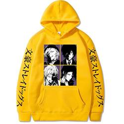 zhedu Bungo Stray Dogs Sweatshirt Lässiger Hoodie Nakajima Atsushi Cooler Druck Mit Kapuze Streetswear Sweatshirt Männer Unisex Top (3XL,Color 02) von zhedu