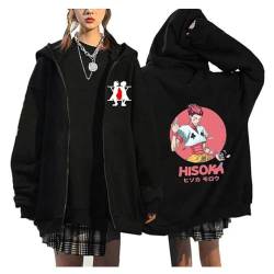 zhedu Hunter X Hunter Zip Up Cardigan HxH Manga Hooded Killua Zoldyck Bedruckte Kleidung Langarm Y2k Anime Unisex Streetwear (Color 06,4XL) von zhedu
