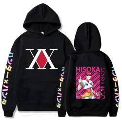 zhedu Japanischer Anime Hunter X Hunter Hoodie Langarm Lose Kapuze Unisex Casual Oversize Herbst Und Winter Sweatshirt (Color 01,XL) von zhedu