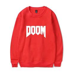 zhedu Mf Doom Hoodie 2D Bedrucktes Sweatshirt Männer/Frauen Herbst Winter Casual Trainingsanzug Pullover Kleidung (2xs-4xl) (XL,Color 5) von zhedu