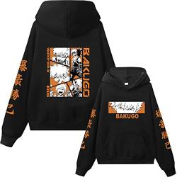 zhedu My Hero Academia Print Hoodie Bakugo Graphics Cosplay Sweatshirt Schuluniform Jacke Harajuku Streetwear Tops (M,Color 01) von zhedu