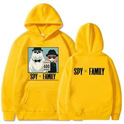 zhedu SPY X Family Hoodie Jungen Mädchen Anime Pullover Anya Forger Mode Sweatshirt Unisex Süße Modejacke (M,Color 04) von zhedu