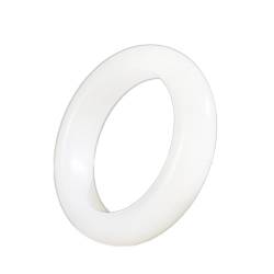 zhuBAOHE Weißes Jadearmband Feng Shui Armband Abschlussgeschenk,Weiß,54mm von zhuBAOHE