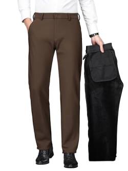 ziilay 4-Wege Stretch Thermohose Winter Hose mit Fleece gefüttert Herren Wasserdicht Funktionshose 6761CO37w30l von ziilay