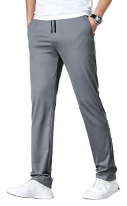 ziilay Golfhose Herren Lang Jogginghose Sporthose Sweathose leichte Sommerhose Vier-Wege Stretch 8163bGY28W30L von ziilay