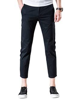 ziilay Smart Chino Hose Herren 7/8 Slim Fit Kurze Leichte Sommerhose Dünner Leichter Stoff von ziilay