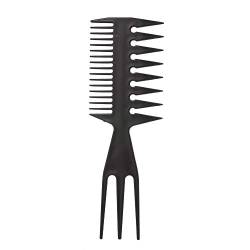 zroven 3-in-1-Kunststoffkämme Detangling Haar Kamm Breiter Zahnkamm Antistatischer Kamm Friseur Styling-Tool von zroven