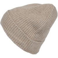 Zwillingsherz Strickmütze Zwillingsherz Damen Mütze Beanie aus 100 % Kaschmir Breiter Umschlag von zwillingsherz