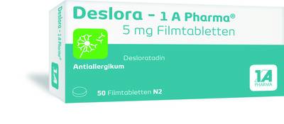 DESLORA-1A Pharma 5 mg Filmtabletten 50 St von 1 A Pharma GmbH