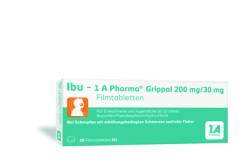 IBU-1A Pharma Grippal 200 mg/30 mg Filmtabletten 20 St von 1 A Pharma GmbH
