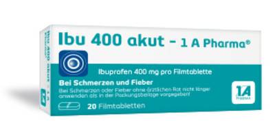 IBU 400 akut-1A Pharma Filmtabletten 20 St von 1 A Pharma GmbH