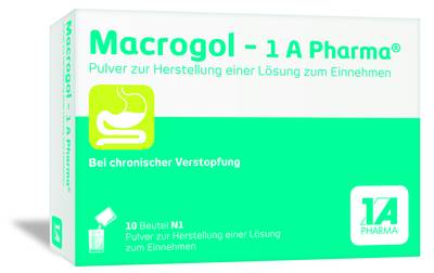 MACROGOL-1A Pharma Plv.z.Her.e.Lsg.z.Einnehmen 10 St von 1 A Pharma GmbH