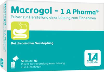 MACROGOL-1A Pharma Plv.z.Her.e.Lsg.z.Einnehmen 50 St von 1 A Pharma GmbH