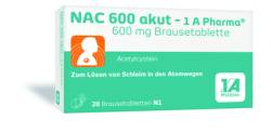 NAC 600 akut-1A Pharma Brausetabletten 20 St von 1 A Pharma GmbH