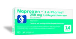 NAPROXEN-1A Pharma 250 mg b.Regelschmerzen Tabl. 20 St von 1 A Pharma GmbH
