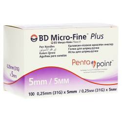 "BD MICRO-FINE+ 5 Pen-Nadeln 0,25x5 mm 110 Stück" von "1001 Artikel Medical GmbH"