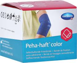 PEHA-HAFT Color Fixierbinde 4 cmx4 m blau 1 St Binden von 1001 Artikel Medical GmbH