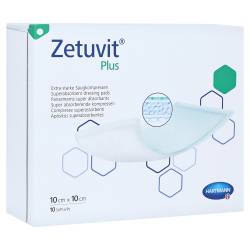 "ZETUVIT Plus extrastarke Saugkompr.steril 10x10 cm 10 Stück" von "1001 Artikel Medical GmbH"