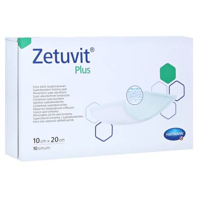 "ZETUVIT Plus extrastarke Saugkompr.steril 10x20 cm 10 Stück" von "1001 Artikel Medical GmbH"