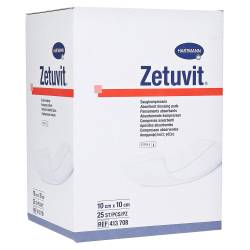 "ZETUVIT Saugkompressen steril 10x10 cm 25 Stück" von "1001 Artikel Medical GmbH"