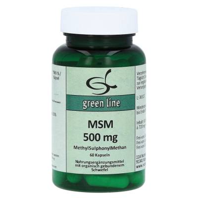 "MSM 500 mg Kapseln 60 Stück" von "11 A Nutritheke GmbH"