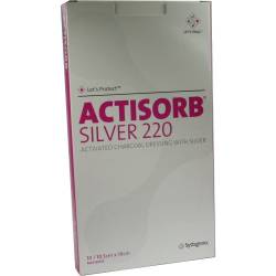 ACTISORB 220 Silver 10,5x19 cm steril Kompressen 10 St Kompressen von 3M Healthcare Germany GmbH