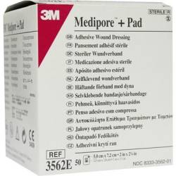 MEDIPORE Plus Pad 3562E steriler Wundverband 50 St von 3M Healthcare Germany GmbH