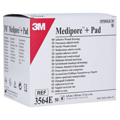 "MEDIPORE Plus Pad 3564E steriler Wundverband 50 Stück" von "3M Healthcare Germany GmbH"