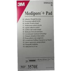 MEDIPORE Plus Pad 3570E steriler Wundverband 25 St von 3M Healthcare Germany GmbH