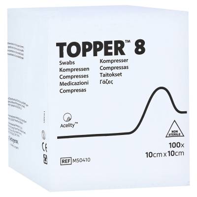 "TOPPER 8 Kompr.10x10 cm unsteril 100 Stück" von "3M Healthcare Germany GmbH"
