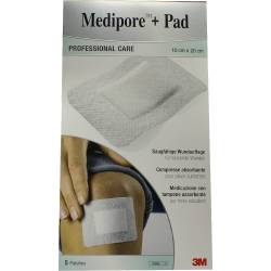 MEDIPORE+Pad 3M 10x20cm 3570NP Pflaster 5 St Pflaster von 3M Healthcare Germany GmbH