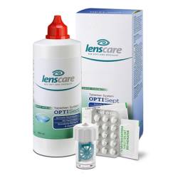 LENSCARE OptiSept Kombip.350 ml+45 Tabl.+1 Beh. 1 P von 4 CARE GmbH