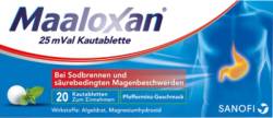 MAALOXAN 25 mVal Kautabletten 20 St von A. Nattermann & Cie GmbH