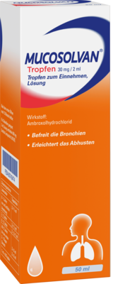 MUCOSOLVAN Tropfen 30 mg/2 ml 50 ml von A. Nattermann & Cie GmbH
