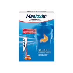 Maaloxan 25mVal Liquid 20 X 10 ml Suspension von A. Nattermann & Cie GmbH