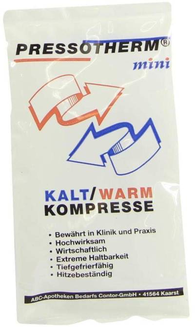 Pressotherm Kalt-Warm-Kompresse8,5x14,5cm Mini von ABC Apotheken-Bedarfs-Conto
