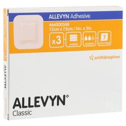 "ALLEVYN Adhesive 7,5x7,5 cm haftende Wundauflage 3 Stück" von "ACA Müller/ADAG Pharma AG"