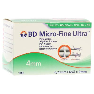"BD MICRO-FINE ULTRA Pen-Nadeln 0,23x4 mm 32 G 100 Stück" von "ACA Müller/ADAG Pharma AG"