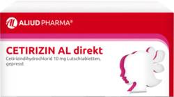 CETIRIZIN AL direkt Lutschtabletten 7 St von ALIUD Pharma GmbH