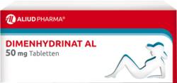 Dimenhydrinat AL 50 mg Tabletten bei �belkeit und Erbrechen und Schwindel 20 St von ALIUD Pharma GmbH