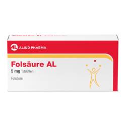 Fols�ure AL 5 mg Tabletten bei Fols�uremangel 20 St von ALIUD Pharma GmbH
