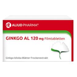 GINKGO AL 120 mg Filmtabletten 120 St von ALIUD Pharma GmbH