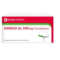 Ginkgo AL 240 mg Filmtabletten bei altersbedingten Ged�chtniseinbu�en mit leichter Demenz 120 St von ALIUD Pharma GmbH