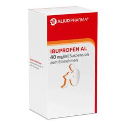 Ibuprofen AL 40 mg/ml Suspension bei Fieber und Schmerzen 100 ml von ALIUD Pharma GmbH
