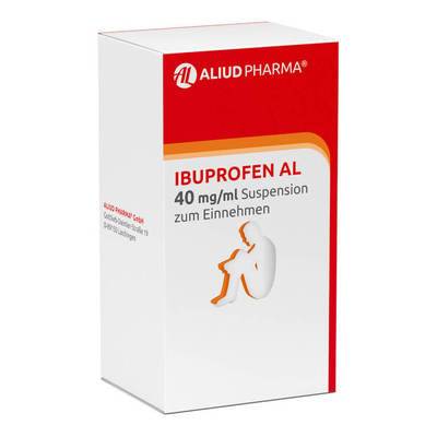 Ibuprofen AL 40 mg/ml Suspension bei Fieber und Schmerzen 100 ml von ALIUD Pharma GmbH