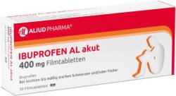 IBUPROFEN AL akut 400 mg Filmtabletten 20 St von ALIUD Pharma GmbH