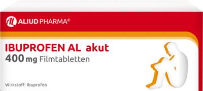 Ibuprofen AL akut 400 mg Filmtabletten bei akuten Schmerzen 50 St von ALIUD Pharma GmbH