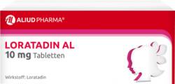 Loratadin AL 10 mg Tabletten bei Heuschnupfen 50 St von ALIUD Pharma GmbH